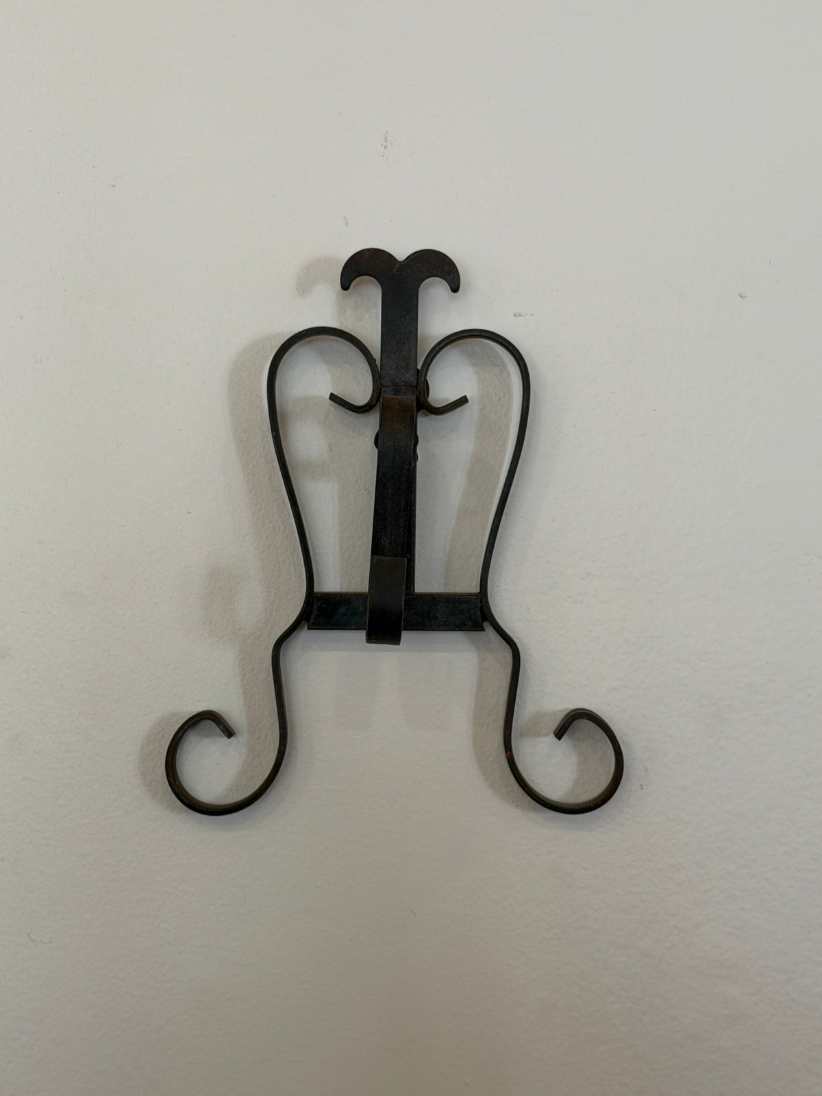 Forged Spiraling Iron Wall Hook