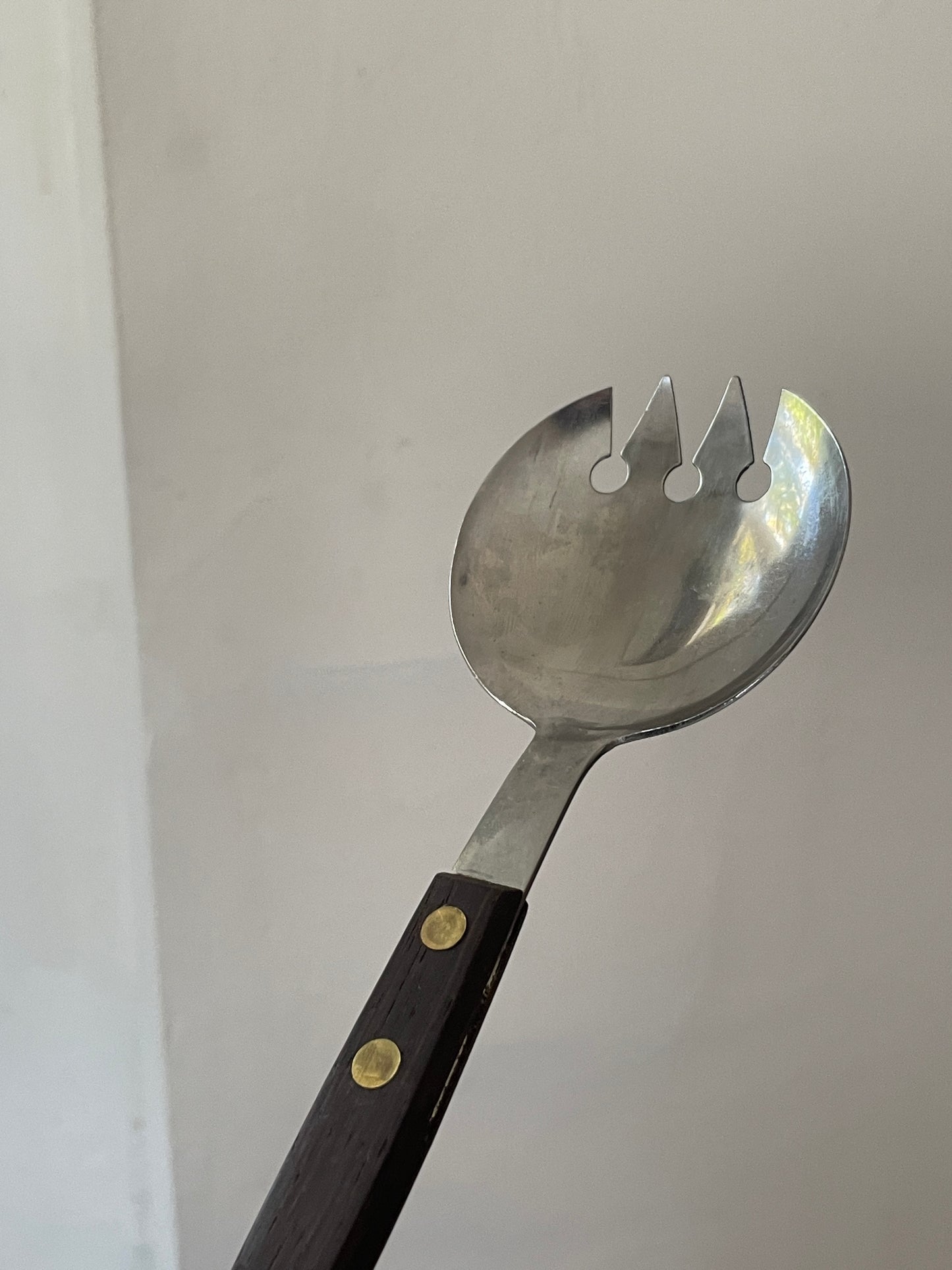 Single Teak Serving Spork