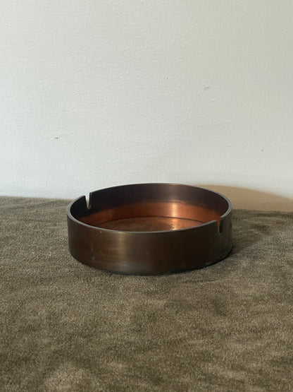 Heavy Vintage Copper Ashtray