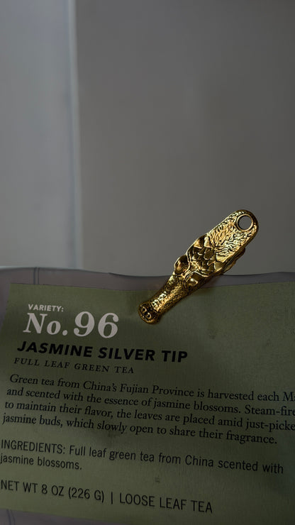 Golden Crocodile Chip Clip