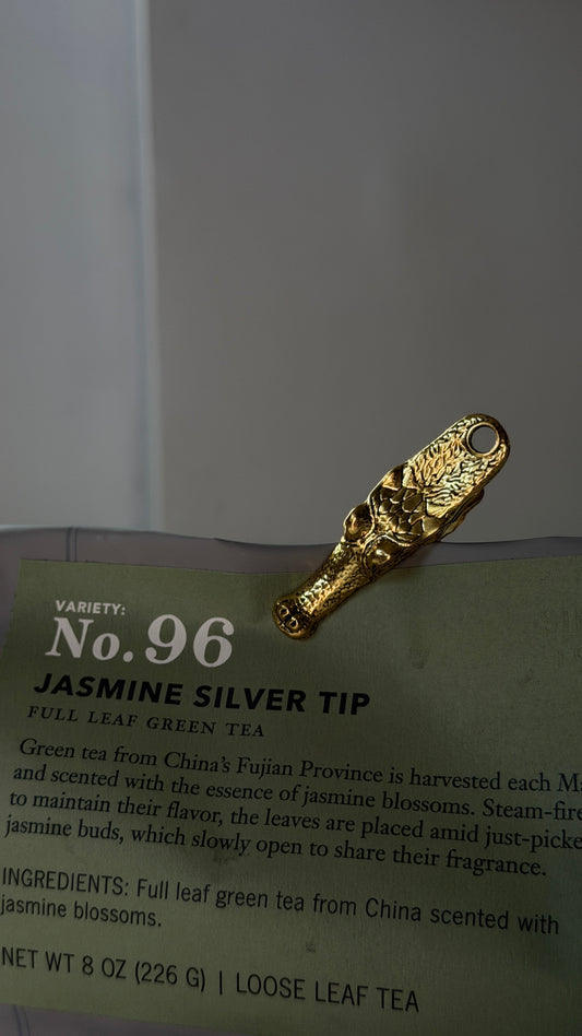 Golden Crocodile Chip Clip