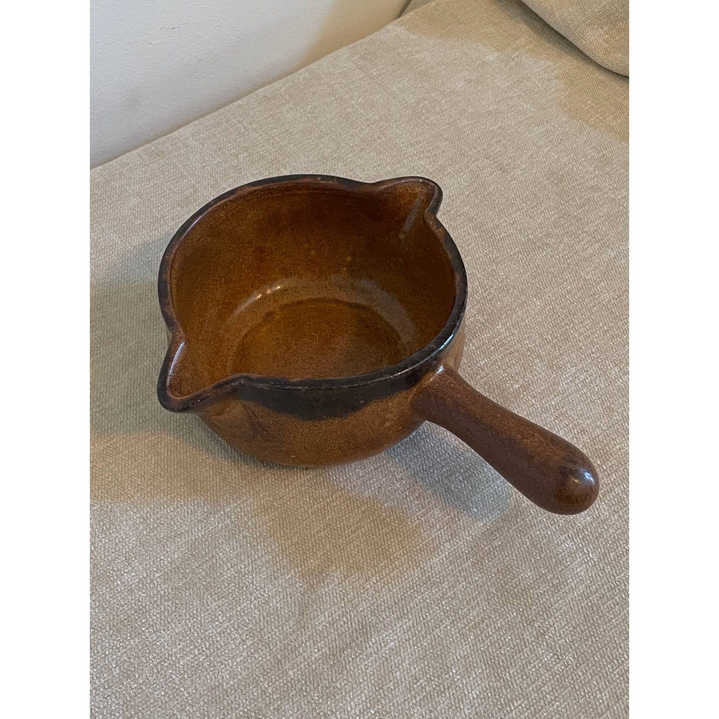 Vintage Nelson McCoy Canyon Glaze Gravy Boat  1248, Made in USA