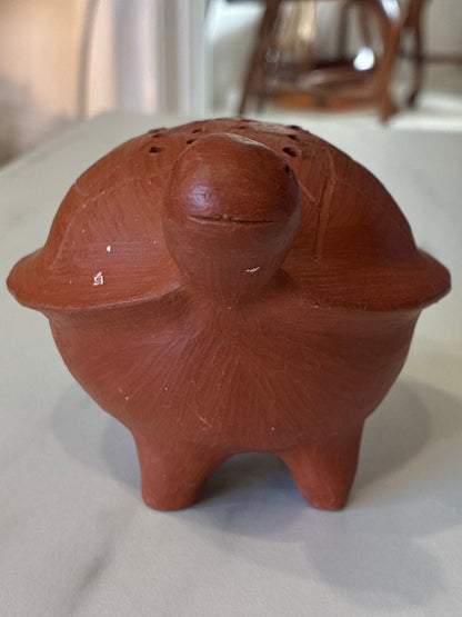 Handcrafted Turtle Toothpick Holder by “Museres Del Barro Roso” Zapotec Women in San Marcos Tiapazola