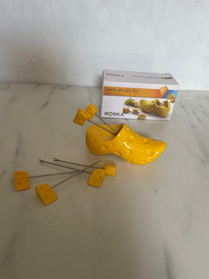 Heidi L Boska Clog Cheese Toothpicks