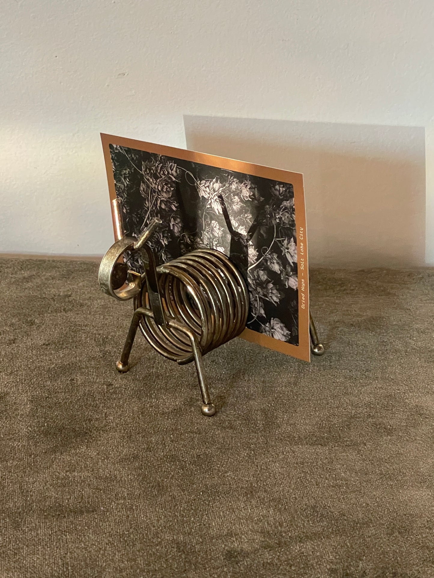 Vintage Coil Deer Letter holder