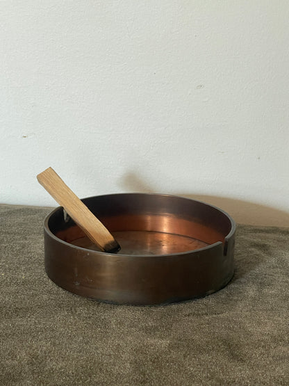 Heavy Vintage Copper Ashtray