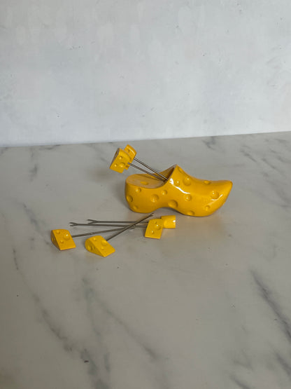 Heidi L Boska Clog Cheese Toothpicks