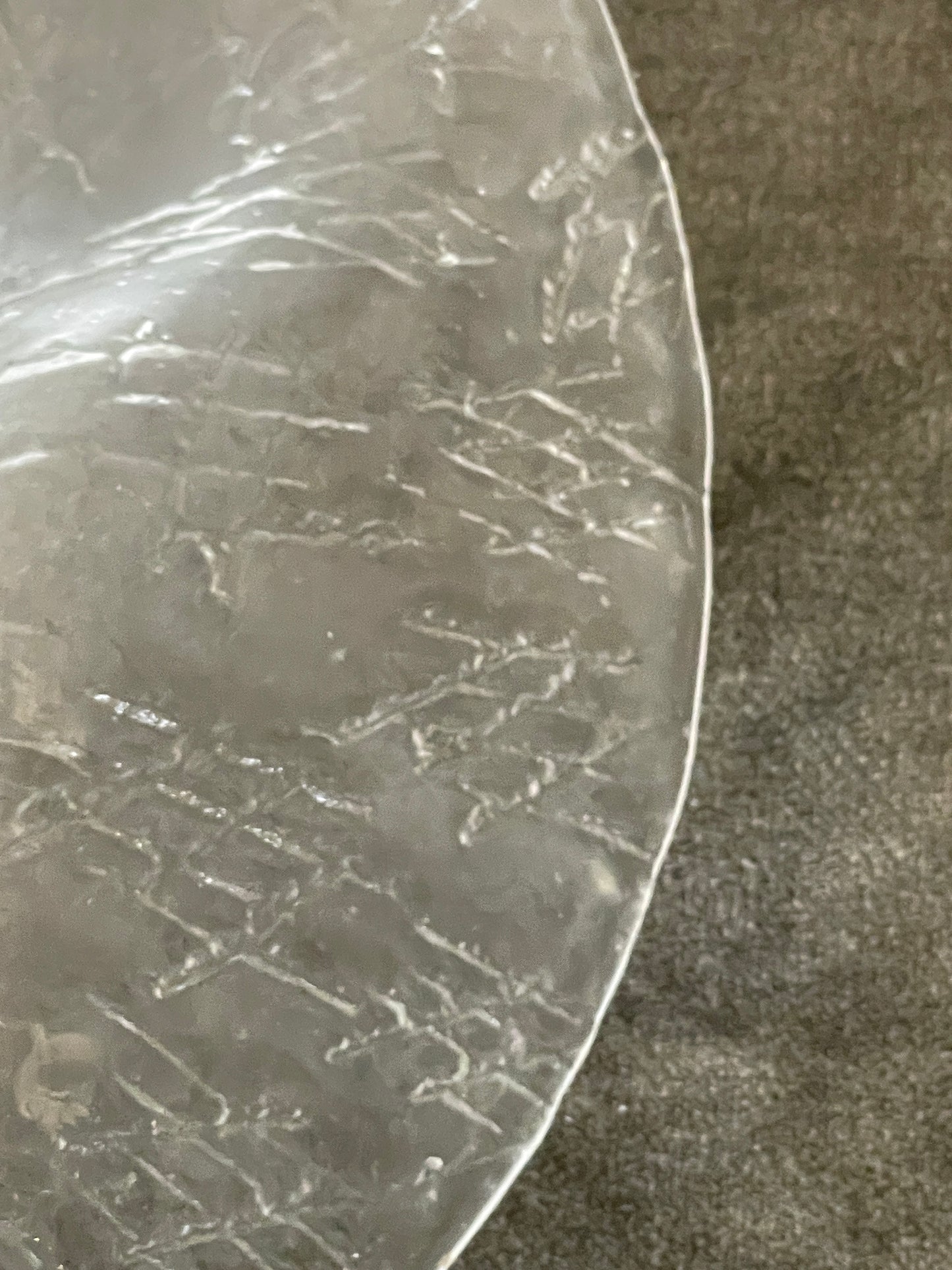 Finnish Meri Lasi Volcano Glass Tea Light Holder