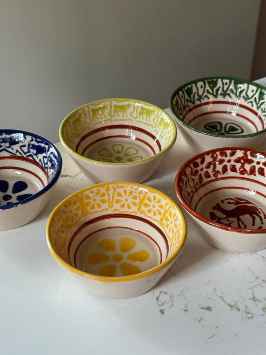 Handpainted Mexican Salsa Serving Bowls