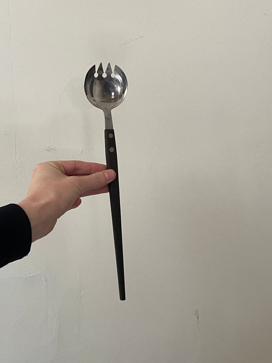 Single Teak Serving Spork