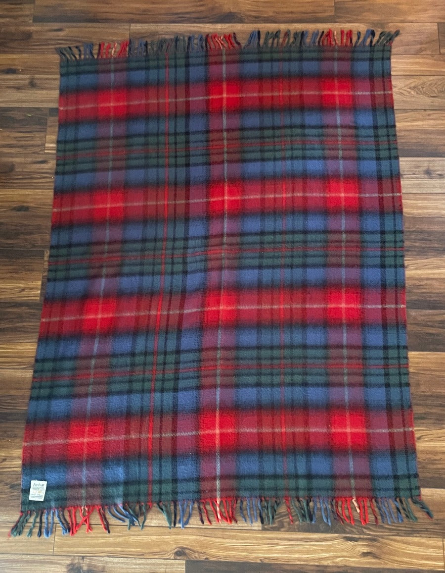 Faribo Deep Hued Plaid Blanket