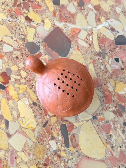 Handcrafted Turtle Toothpick Holder by “Museres Del Barro Roso” Zapotec Women in San Marcos Tiapazola