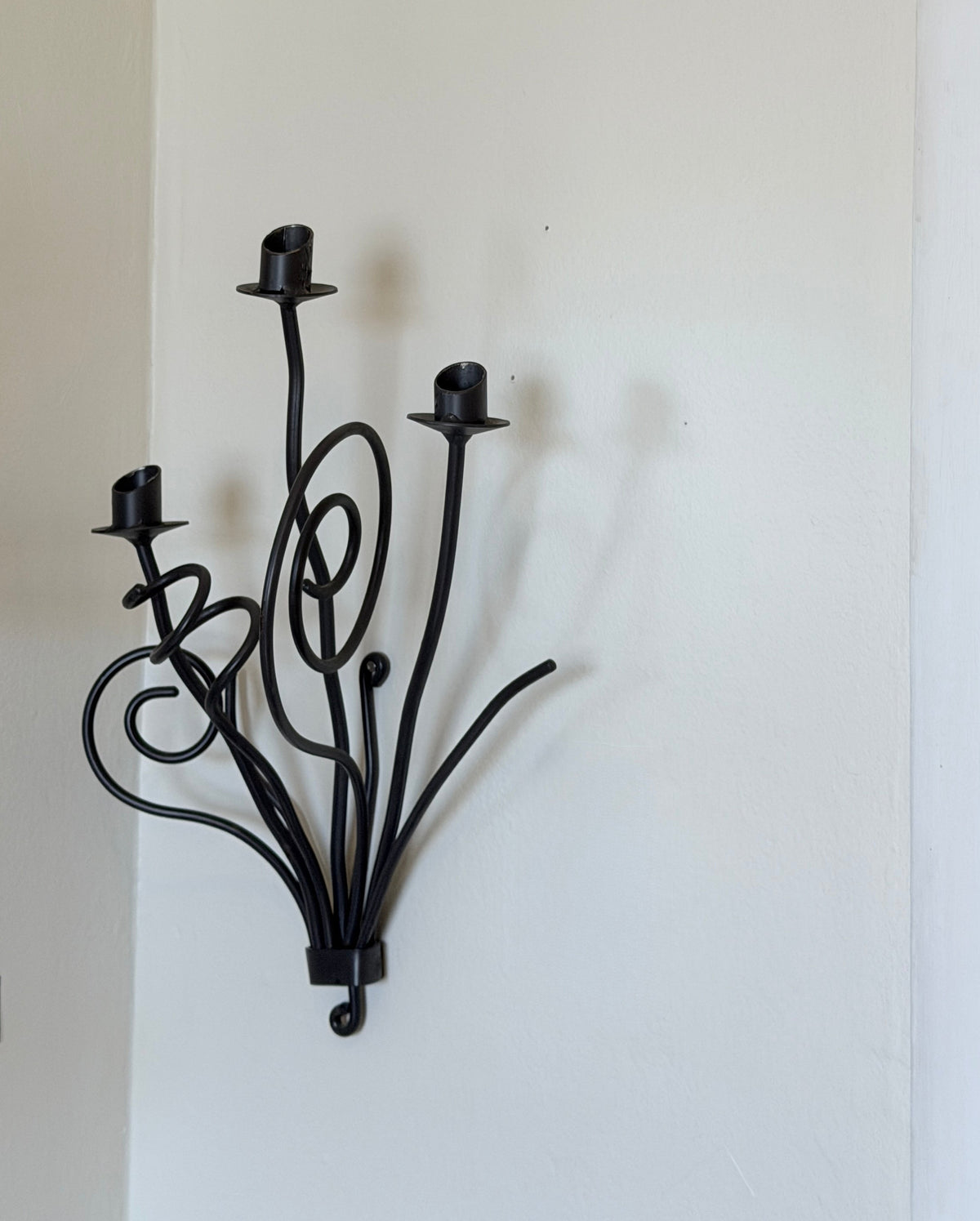 Borek Spidek Swirly Spiral Wall Candelbra by Driade