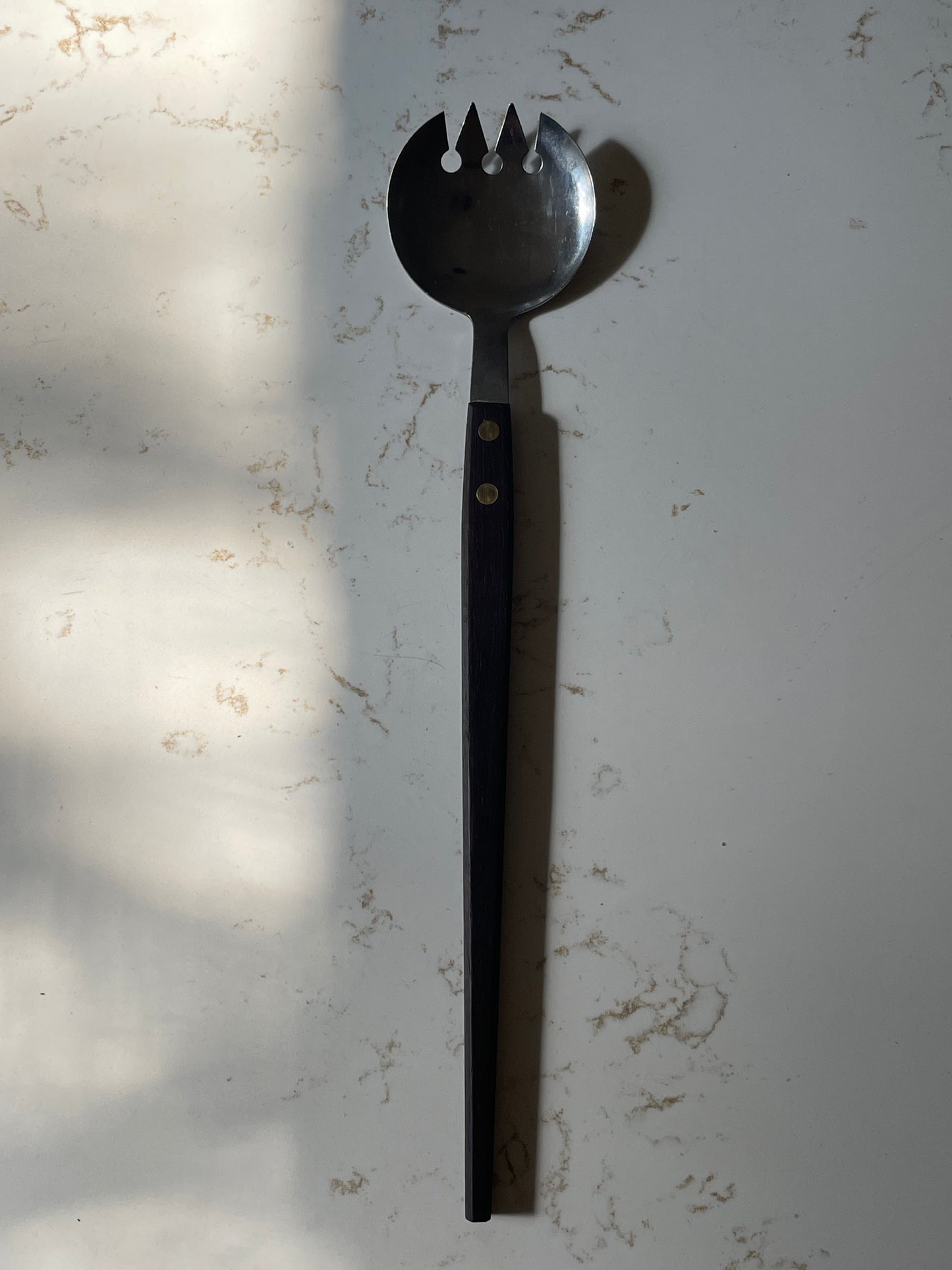 Single Teak Serving Spork