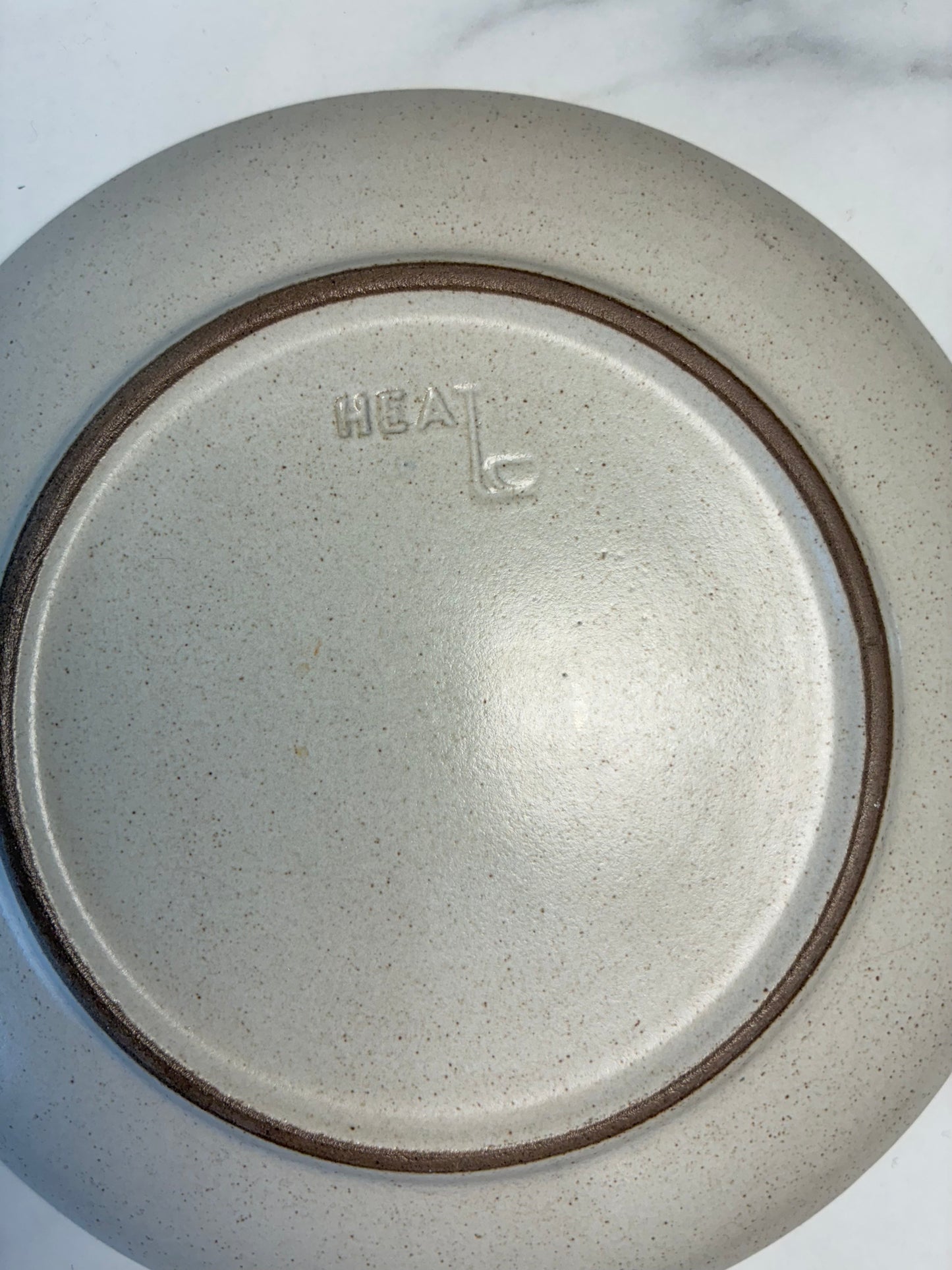 Trio of 1948 Coupe Sand Glazed Heath Ceramic Bread & Butter Saucer plates
