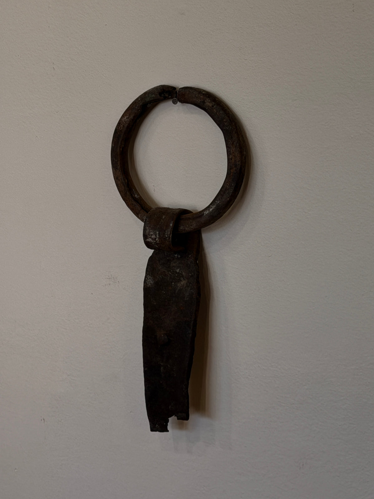 Antique Forged Iron Logging Dog Snub Ring