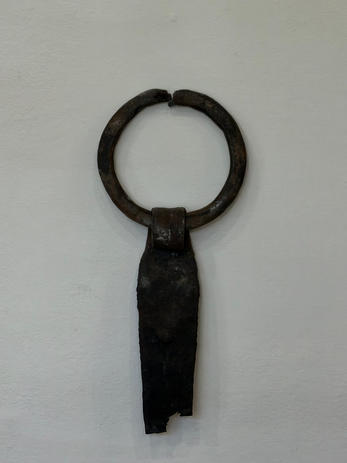 Antique Forged Iron Logging Dog Snub Ring