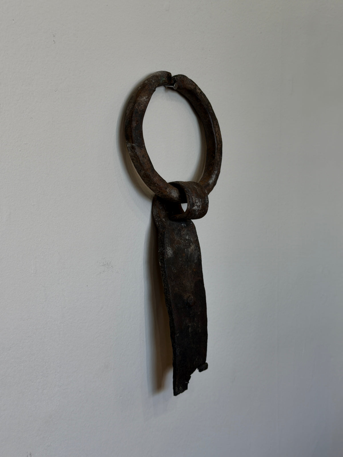 Antique Forged Iron Logging Dog Snub Ring