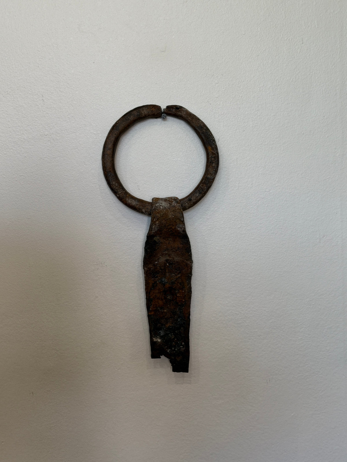 Antique Forged Iron Logging Dog Snub Ring