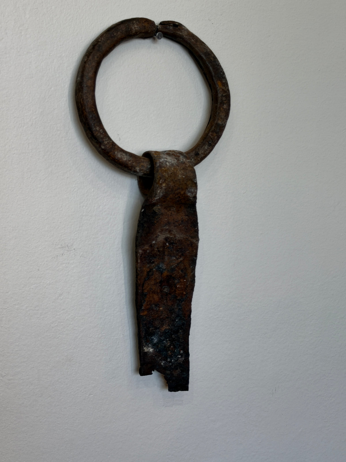 Antique Forged Iron Logging Dog Snub Ring