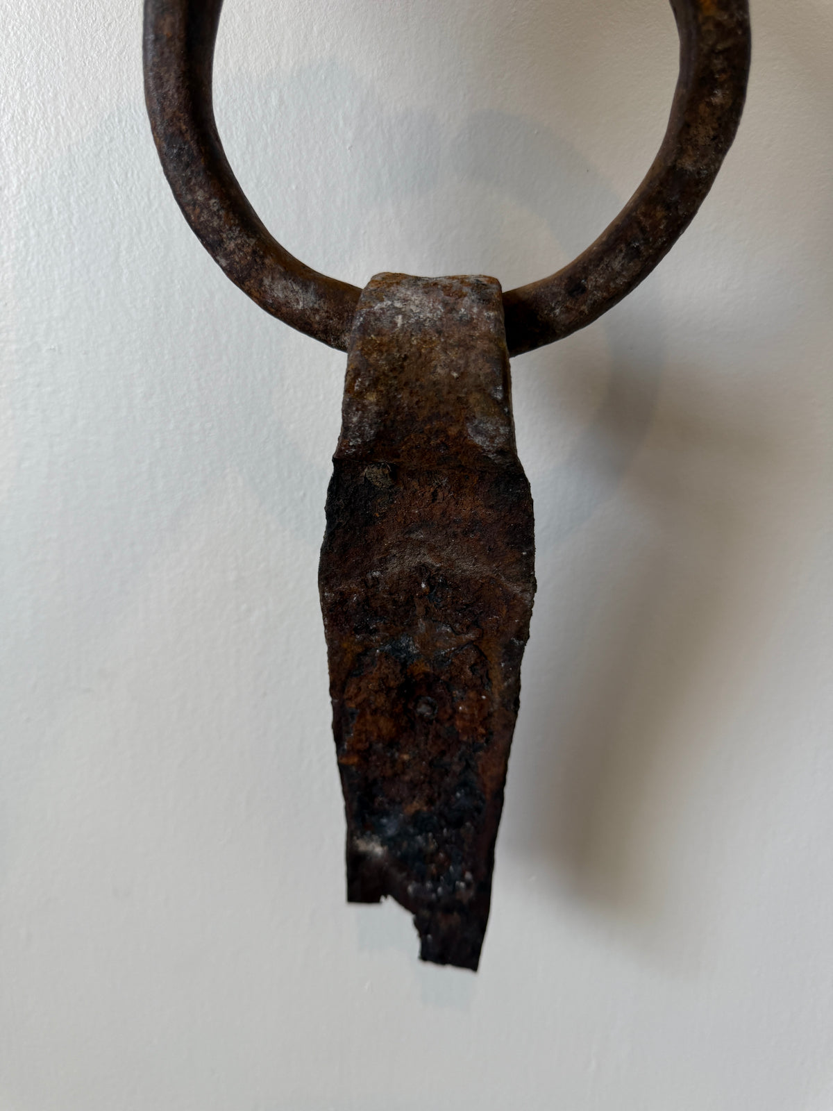 Antique Forged Iron Logging Dog Snub Ring