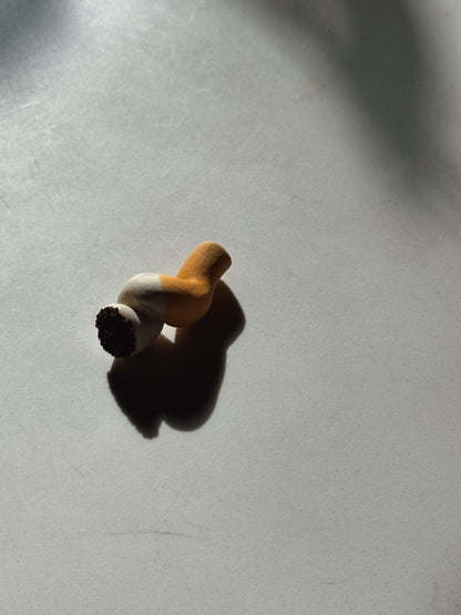 Handrolled Kiln-Fired Ceramic Cigarette
