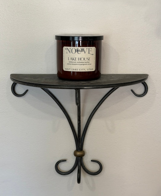 Spiral Forged Steel Wall Mounting Shelf