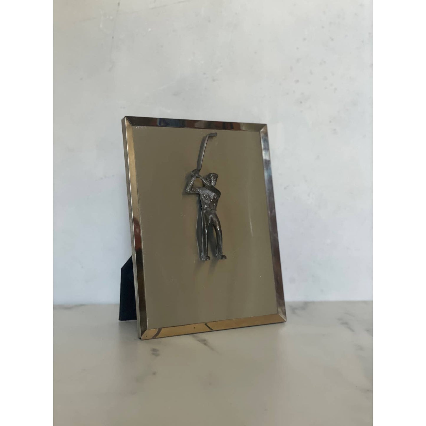 1975 Metal Golfer Art by Cathedral Arts