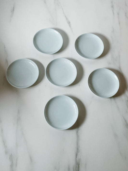 White Arabia Mini-Saucer Made in Finland sold as set of 5