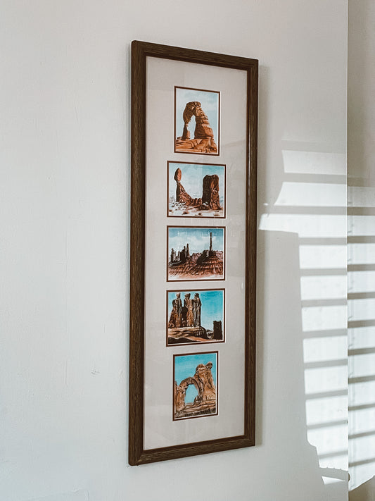 Five Southern Utah Sketches by Pam Erickson
