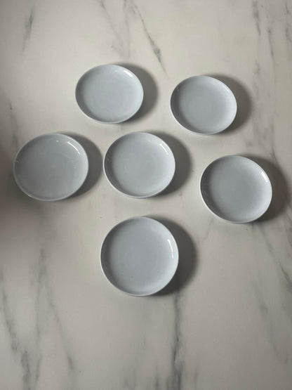 White Arabia Mini-Saucer Made in Finland sold as set of 5
