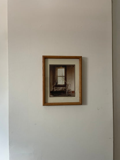 Framed Chair and Window Photo by Michael Stipele