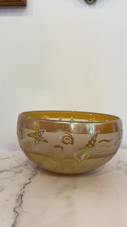 Rare Correia Art Glass Bowl signed & dated 1992, Limited Edition 26/200