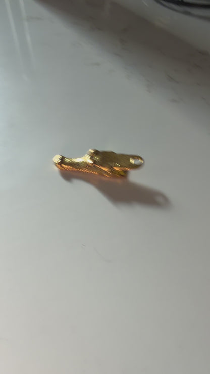 Golden Crocodile Chip Clip