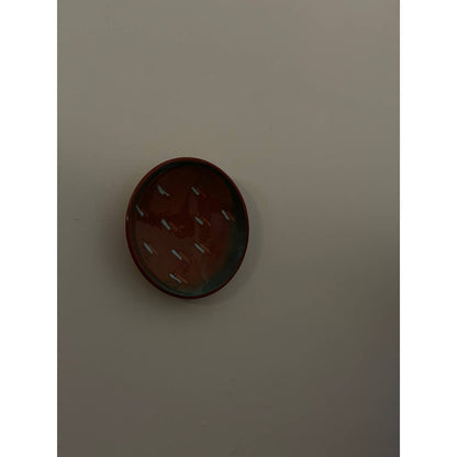 Handmade Terracotta and Turquoise Southwestern Wall Plate
