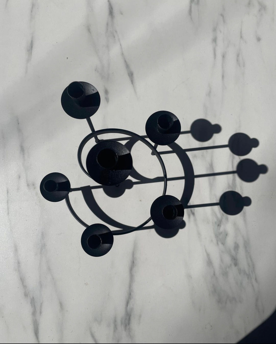 Swedish 1960s Modernist Spiral Candelabra by Bo Svensk