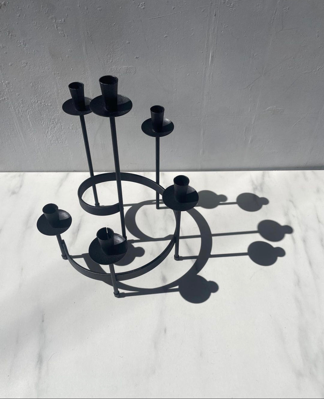 Swedish 1960s Modernist Spiral Candelabra by Bo Svensk