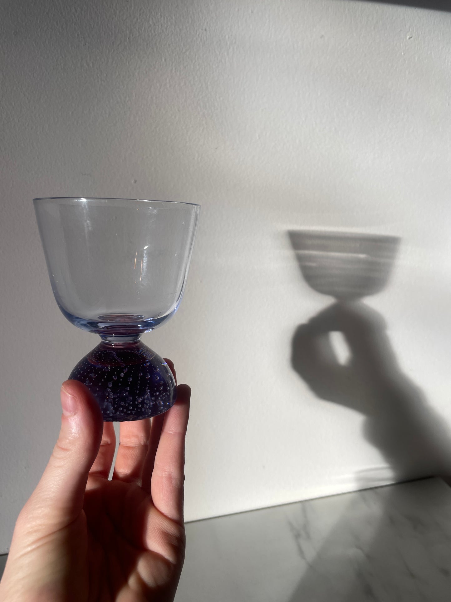 Lavender Drop Apertif Glasses