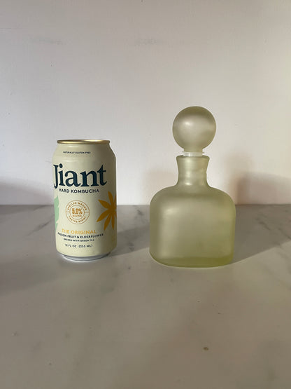 Smokey Yellow Body Oil Bottle
