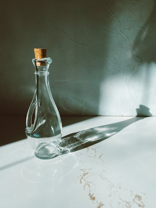Italian Clear Handled Bottle by Mod Def Bamfi