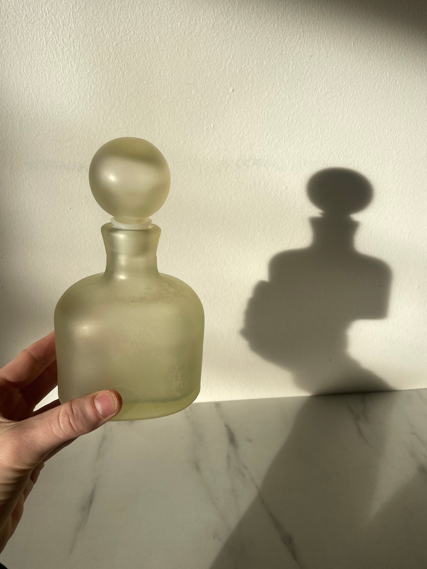 Smokey Yellow Body Oil Bottle