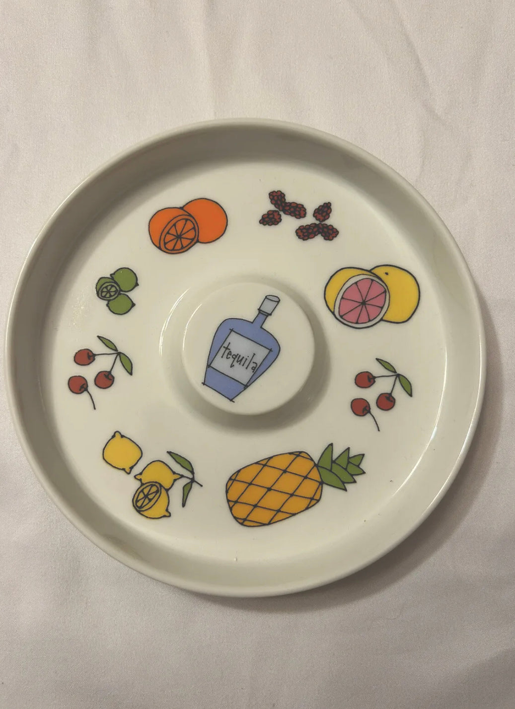 Vintage Margarita Rim Dish