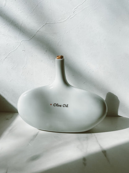 Olive Oil cruet, Lagardo Tackett for Freeman Lederman bottle